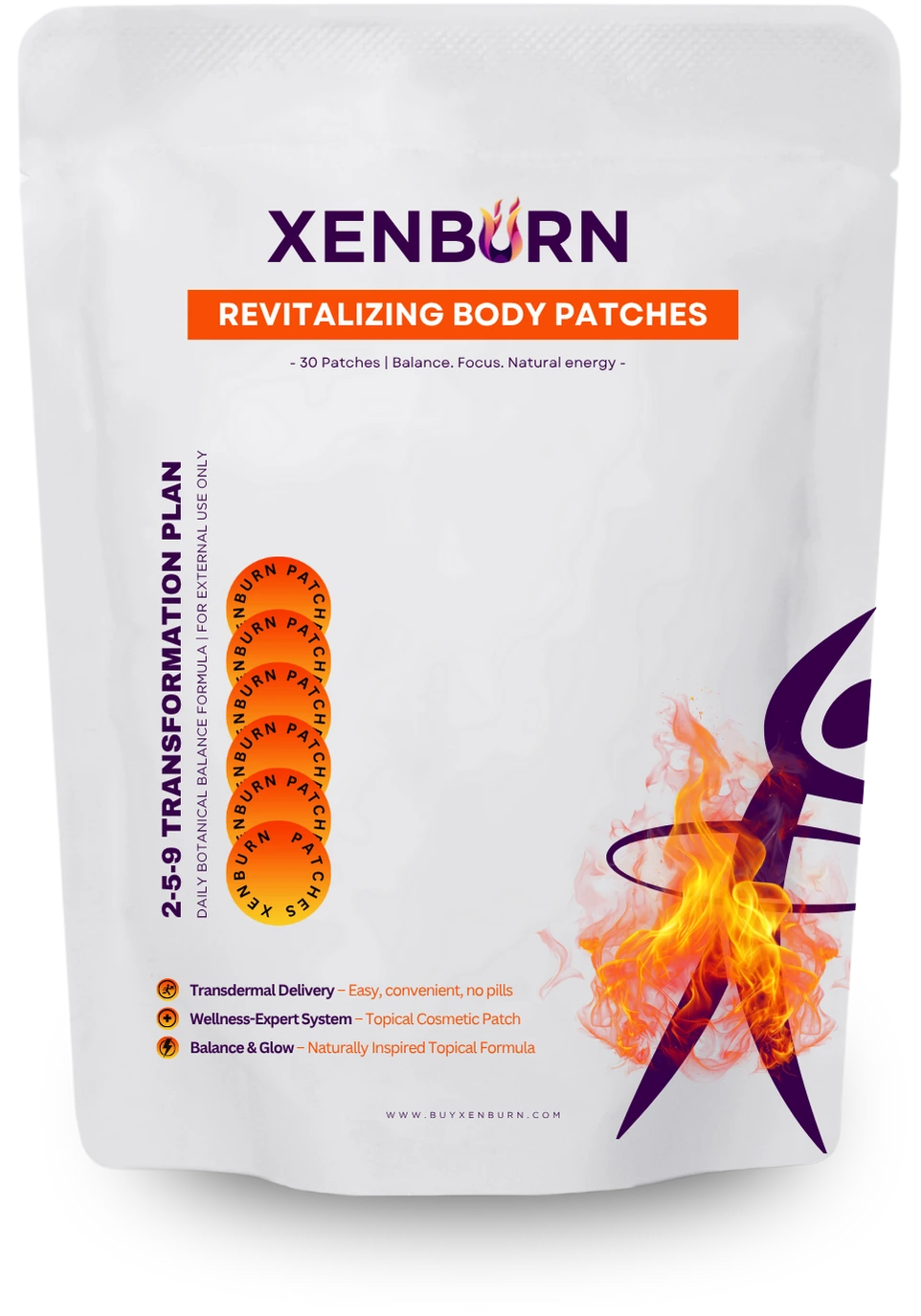 XenBurn packaging